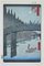 After Utagawa Hiroshige, The Bridge, Litografía, Mid-Century, Imagen 1