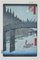 Nach Utagawa Hiroshige, The Bridge, Lithographie, Mitte 20. Jh 1