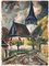 Disegno originale di Jean Chapin, Country House, anni '50, Immagine 1