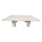 Travertine Coffee Table by Angelo Mangiarotti for Up & Up, Italy 1