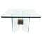 Glass and Brass Coffee Table by Peter Ghyczy 1
