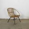 Chaise Vintage en Rotin avec Assise en Bambou 1