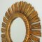 Spanish Carved Giltwood Sunburst Mirror, 1940s / 50s 6
