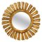 Spanish Carved Giltwood Sunburst Mirror, 1940s / 50s, Image 1