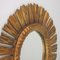 Spanish Carved Giltwood Sunburst Mirror, 1940s / 50s 5