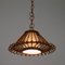 Midcentury Spanish Rattan Pendant, 1960s, Image 18