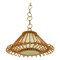 Midcentury Spanish Rattan Pendant, 1960s, Image 2