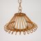 Midcentury Spanish Rattan Pendant, 1960s 17