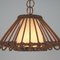 Midcentury Spanish Rattan Pendant, 1960s, Image 14