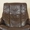 Vintage Leather Recliner Swivel Armchair from Ekornes, Image 9