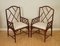 Vintage Bamboo Dining Chairs with Fabric Seating, Set of 8 6