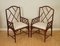 Vintage Bamboo Dining Chairs with Fabric Seating, Set of 8, Image 6