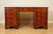 Twin Pedestal Mahogany Desk with Leather Top from Hudson 2
