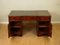 Twin Pedestal Mahogany Desk with Leather Top from Hudson, Image 5