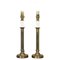 Victorian Brass Table Lamps, Set of 2 1