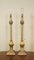 French Lamps with Faux Marble Balls, Set of 2 2