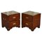 Military Campaign Bedside Chest of Drawers Kennedy from Harrods, Set of 2, Image 1