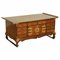Korean Elm Coffee Table with Drawers, 1800s, Image 1