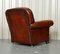 Victorian Maroon Leather Club Armchairs and Sofa, Set of 3, Image 11