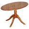 Vintage Burr Yew Wood Side Table, Image 1