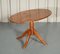 Vintage Burr Yew Wood Side Table, Image 2