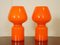 Vintage Art Deco Mushroom Tischlampen, Frankreich, 2er Set 2