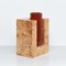 Wood and Murano Glass Vase Y from 27 Woods for Chinese Artificial Flowers by Ettore Sottsass 8