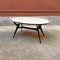 Mid-Century Italian Solid Beech Dining Table with Glass Top by Ico Parisi, 1950s 3