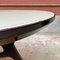 Mid-Century Italian Solid Beech Dining Table with Glass Top by Ico Parisi, 1950s 7