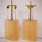 Modernist Glass Table Lamps, Set of 2 1