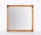 Quadratischer italienischer Mid-Century Spiegel mit gewebtem Bambus & Korbgeflecht Rahmen, 1970er 11