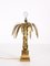 Mid-Century Brass Palm Table Lamps Attributed to Maison Jansen, 1970s, Set of 2, Image 19