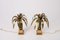 Mid-Century Brass Palm Table Lamps Attributed to Maison Jansen, 1970s, Set of 2, Image 7