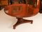 Antique Circular Dining Table & 6 Chairs, Set of 7, Image 5