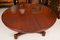 Antique Circular Dining Table & 6 Chairs, Set of 7 4