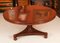 Antique Circular Dining Table & 6 Chairs, Set of 7 2