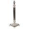 19th Century Silver Plated Doric Column Table Lamp 1