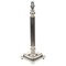 19th Century Silver Plated Doric Column Table Lamp, Image 1