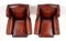 Victorian Club Chairs in Leather with Wingback, Set of 2 6