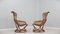 Rattan Stühle von Tito Agnoli für Pierantonio Bonacina, 1960er, 2er Set 8