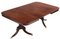 Large Antique Extending Pedestal Dining Table in Mahogany 1