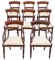 Antique Regency William IV Dining Chairs in Mahogany, 1830, Set of 8 1