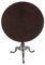Antique Georgian Tilt Top Side Table in Mahogany, Image 2