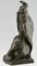 A. Cain, Sculpture of a Vulture on a Sphinx, Bronze 5