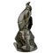 A. Cain, Sculpture d'un Vautour sur un Sphinx, Bronze 1