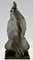 A. Cain, Sculpture d'un Vautour sur un Sphinx, Bronze 6