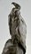 A. Cain, Sculpture d'un Vautour sur un Sphinx, Bronze 7