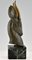 Georges Garreau, Art Deco Büste eines Hirsches, Bronze 7