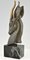 Georges Garreau, Art Deco Büste eines Hirsches, Bronze 3