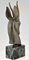 Georges Garreau, Art Deco Büste eines Hirsches, Bronze 5